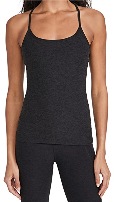 Beyond Yoga Space-dyed Racerback Camisole In Darkest Night