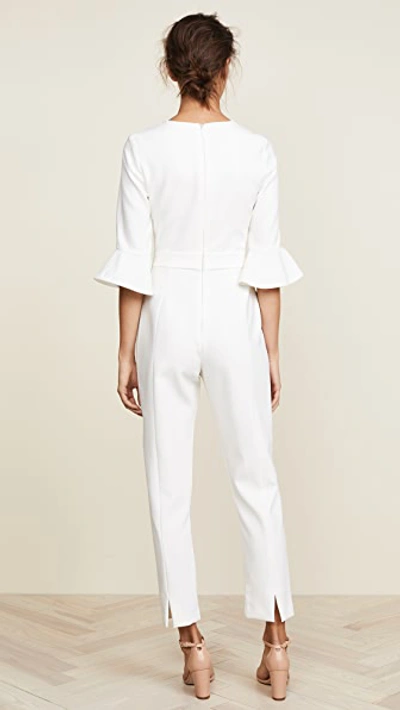 Black Halo Brooklyn Jumpsuit In White