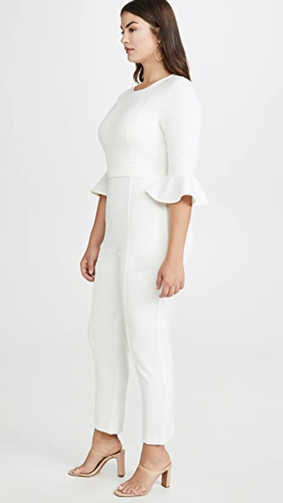 Shop Black Halo Brooklyn Jumpsuit White