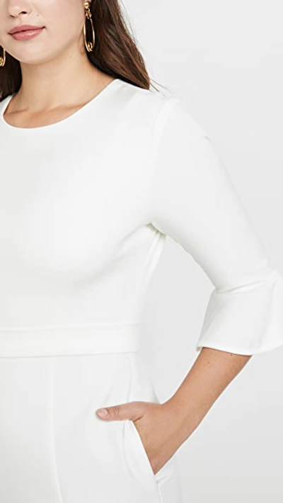 Black Halo Brooklyn Jumpsuit In White