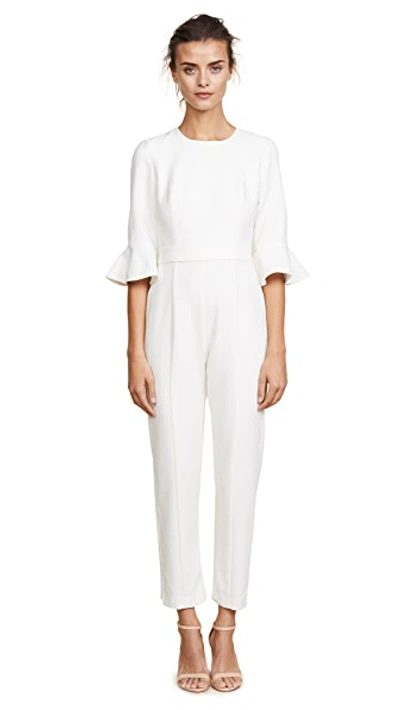 Shop Black Halo Brooklyn Jumpsuit White