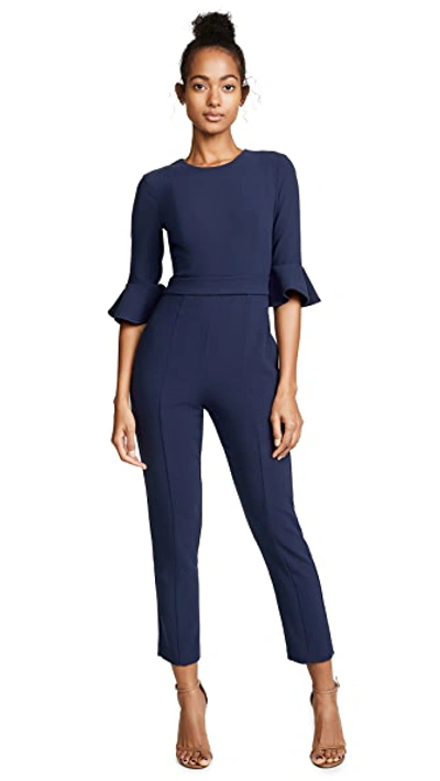 Shop Black Halo Brooklyn Jumpsuit Pacific Blue