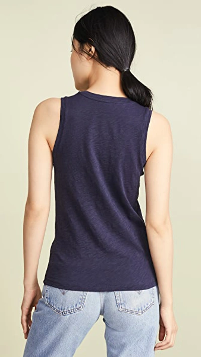 Shop Goldie Crew Tank Navy