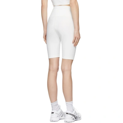 Shop Wardrobe.nyc White Bike Shorts