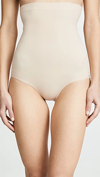 Spanx Suit Your Fancy High Waisted Thong In Nude