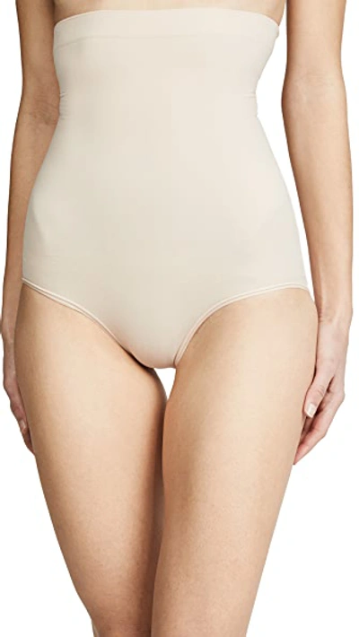 Shop Spanx Higher Power Panties In Soft Nude