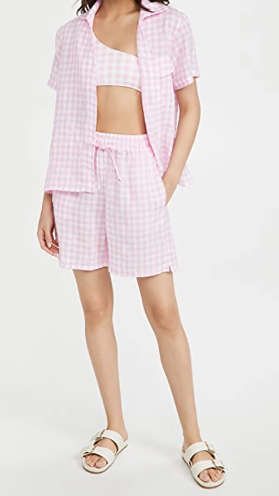 Shop Frankies Bikinis Lou Gingham Top