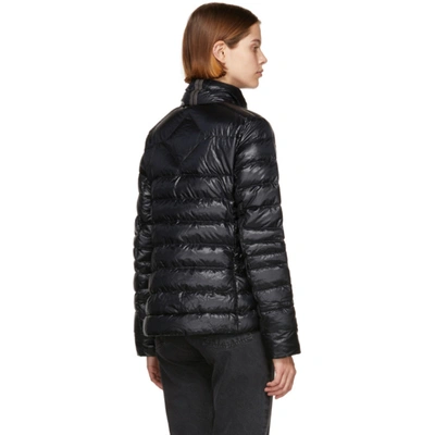 Shop Canada Goose Black Down 'black Label' Packable Cypress Jacket In 61 Black