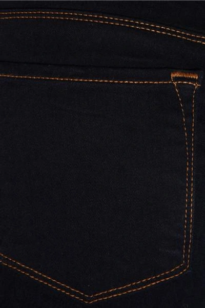 Shop J Brand 811 Mid-rise Skinny Jeans In Dark Denim
