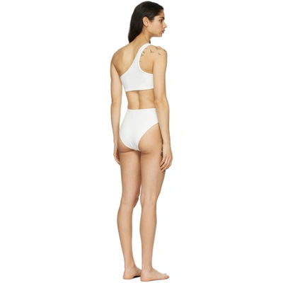 Shop Haight Ssense Exclusive White Crepe Perlin Bikini