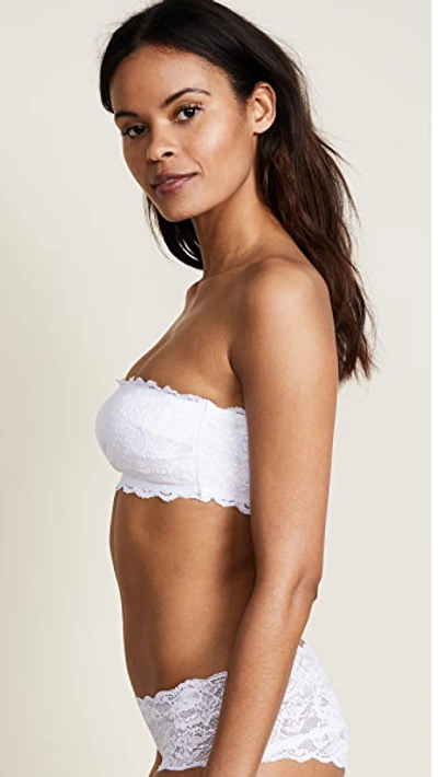 Shop Cosabella Never Say Never Padded Flirtie Bandeau Bra In White