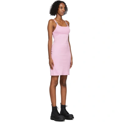 Shop Alyx Pink Knit Disco Dress In Pnk0006 Soft Pink