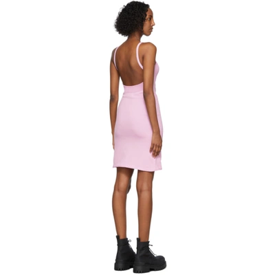 Shop Alyx Pink Knit Disco Dress In Pnk0006 Soft Pink