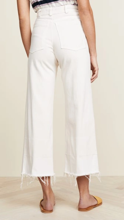Rachel Comey Legion Cropped Jeans In Dirty White Wash