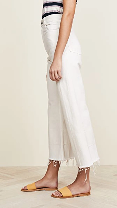 Rachel Comey Legion Cropped Jeans In Dirty White Wash
