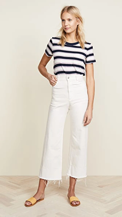 Rachel Comey Legion Cropped Jeans In Dirty White Wash