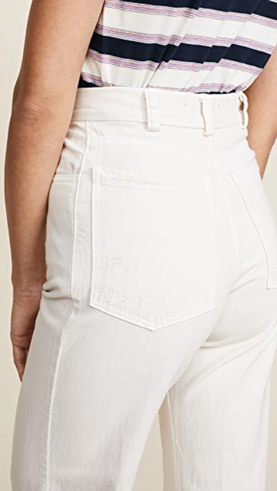 Rachel Comey Legion Cropped Jeans In Dirty White Wash