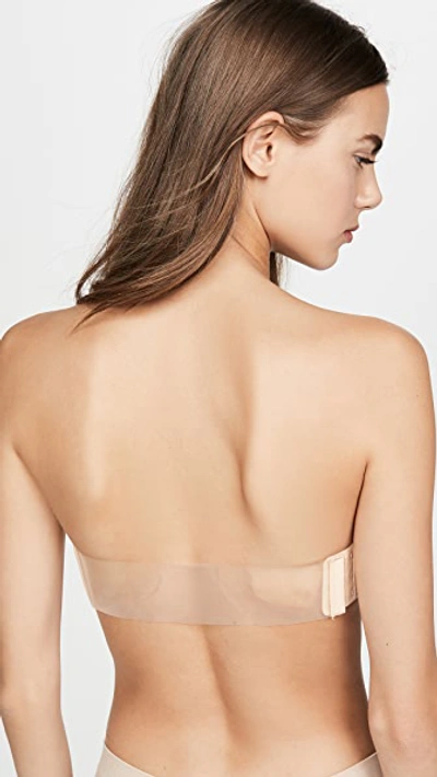 Shop The Natural Seamless Clear Back Bra In Nude
