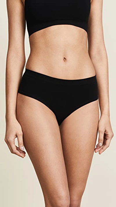 Shop Cosabella New Free Low Rise Hot Pants In Black