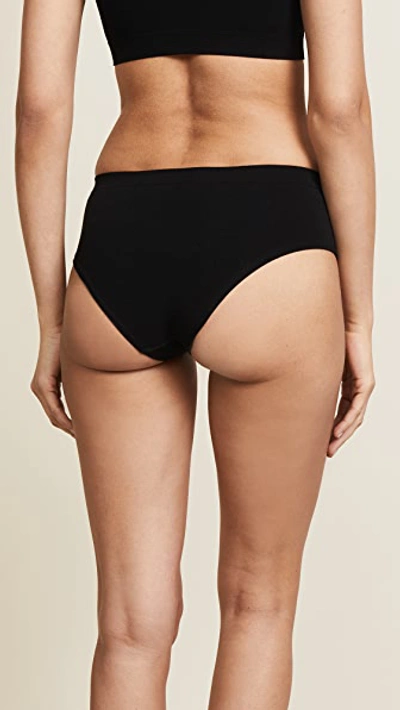 Shop Cosabella New Free Low Rise Hot Pants In Black