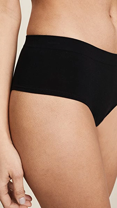 Shop Cosabella New Free Low Rise Hot Pants In Black