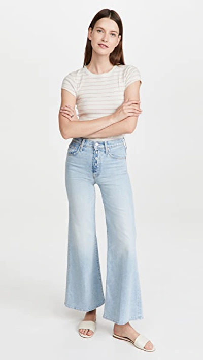 Shop Mother The Fly Cut Tomcat Roller Jeans In Reap What You Sow