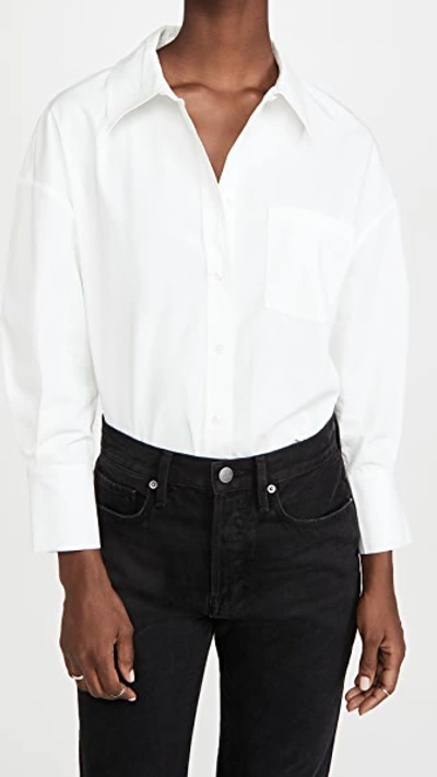 Shop Anine Bing Mika Shirt White