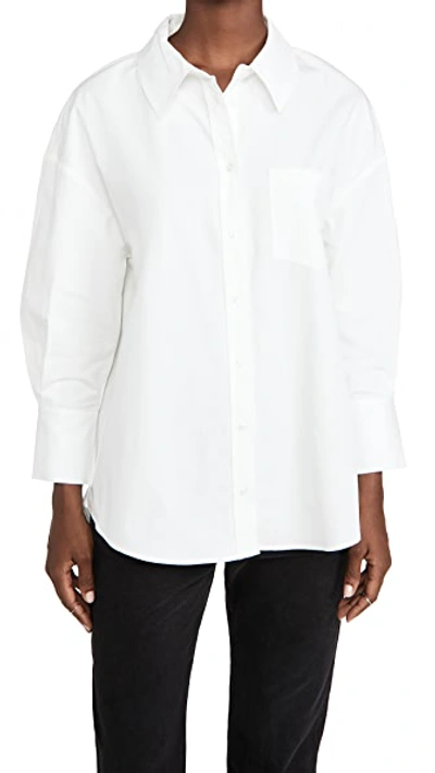 Shop Anine Bing Mika Shirt White