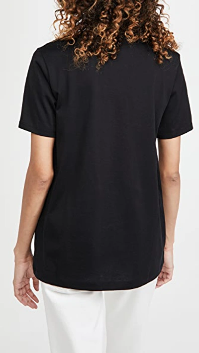 Shop Acne Studios Ellison Face Short Sleeve Shirt In Black