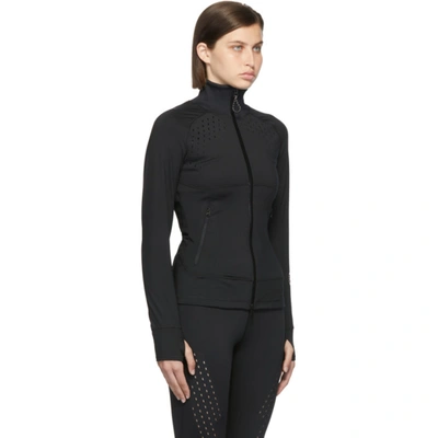 Shop Adidas By Stella Mccartney Black Truepurpose Midlayer Jacket