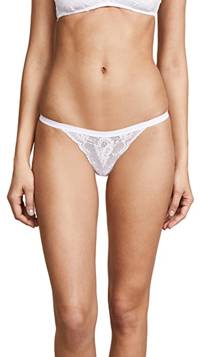 Shop Cosabella Never Say Never Skimpie G-string White One Size