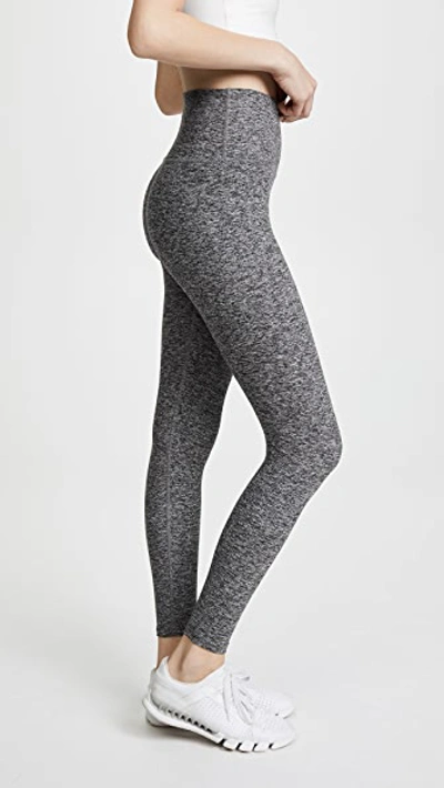 Shop Beyond Yoga High Waisted Midi Leggings Black/white Xl