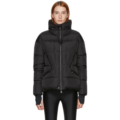 Shop Moncler Black Down Dixence Puffer Jacket In 999 Black