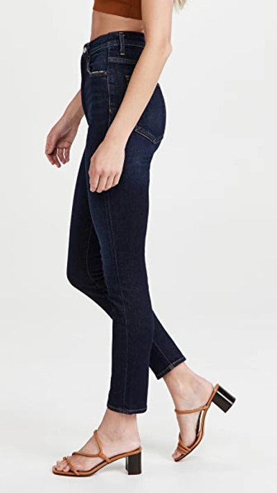 Shop Agolde Pinch Waist Ultra High Rise Skinny Jeans