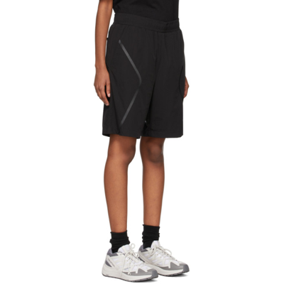 Shop A-cold-wall* Black Welded Shorts