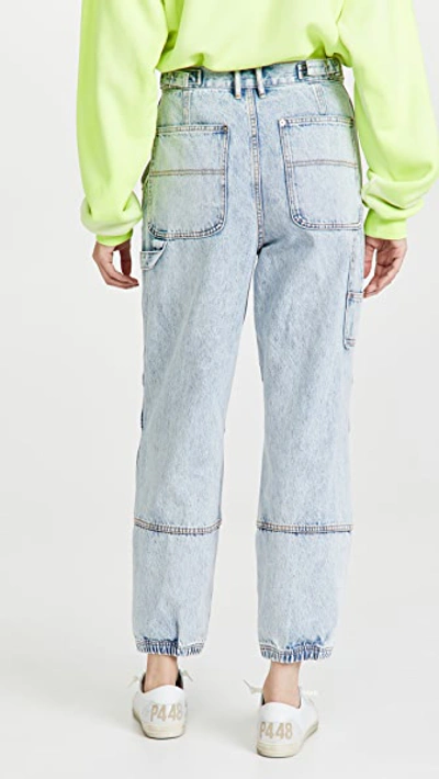 Shop Alexander Wang Double Front Carpenter Jeans