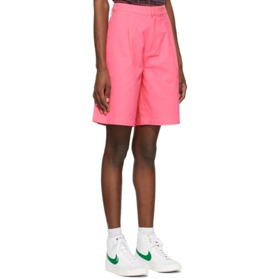 Shop Stussy Pink Lee Baggy Shorts