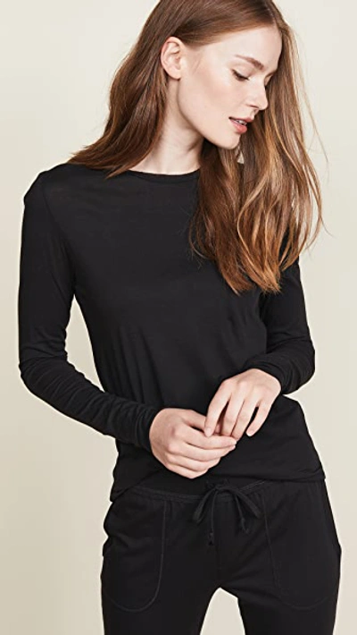 Shop Skin Long Sleeve Tee In Black