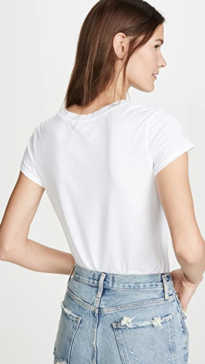 Splendid Recycled Blend Crewneck T-shirt In White