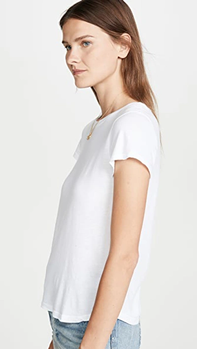 Splendid Recycled Blend Crewneck T-shirt In White