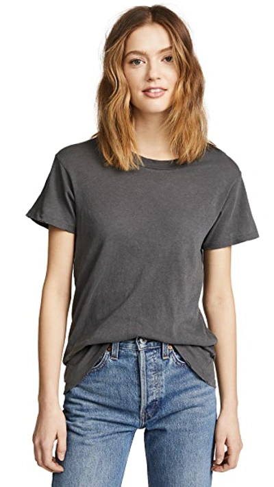 The Great The Slim Tee Washed Black In Washed Black