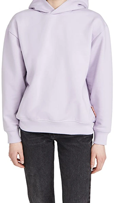 Shop Acne Studios Pullover Sweatshirt In Lavender Purple
