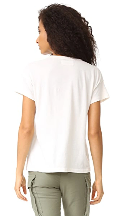 The Great The Boxy Crew Tee In Washed White