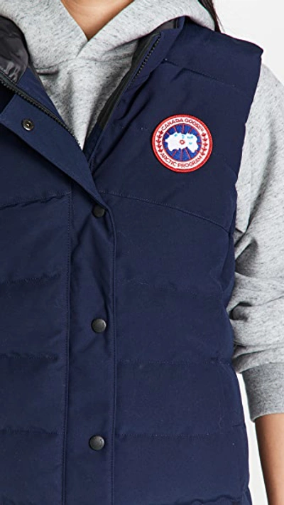 Shop Canada Goose Freestyle Vest Atlantic Navy