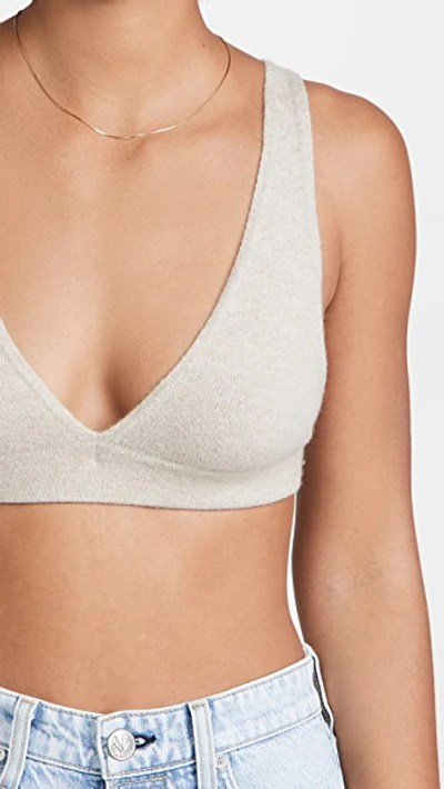 Lisa Yang Cashmere Cappuccine Bralette In Sand