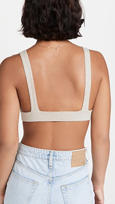 Lisa Yang Cashmere Cappuccine Bralette In Sand