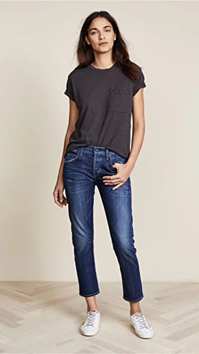 Citizen Of Humanity Premium Vintage Emerson Slim Bf Jeans In Blue Ridge