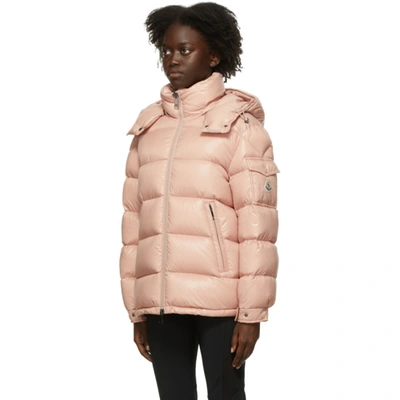 Moncler Maire Hooded Quilted Shell Down Jacket In Blush Pink | ModeSens