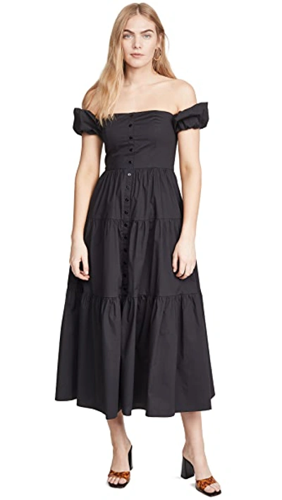 Shop Staud Elio Dress Black