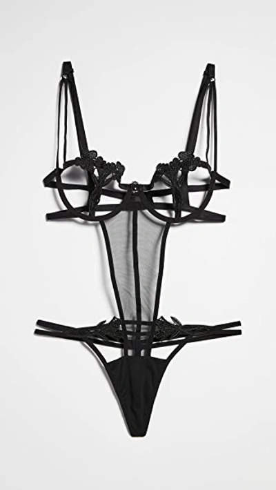 Shop Bluebella Continuity Collection Nova Wired Thong Body Black
